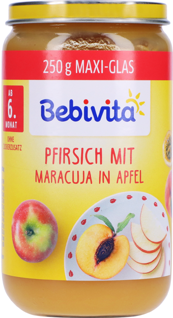 Bebivita Bio Pfirsich mit Maracuja in Apfel
