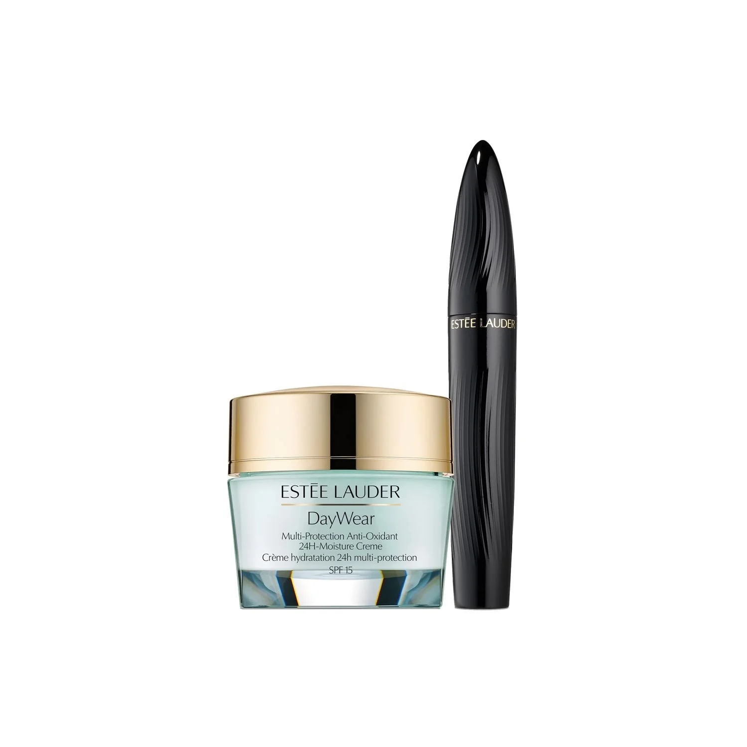 DayWear Set: Dagcrème en Turbo Lash Mascara - Hydraterende set, Hydraterende dagcrème, Mascara