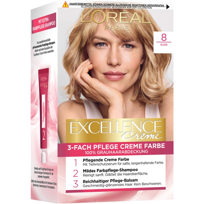 3-Fach Pflege Creme Farbe