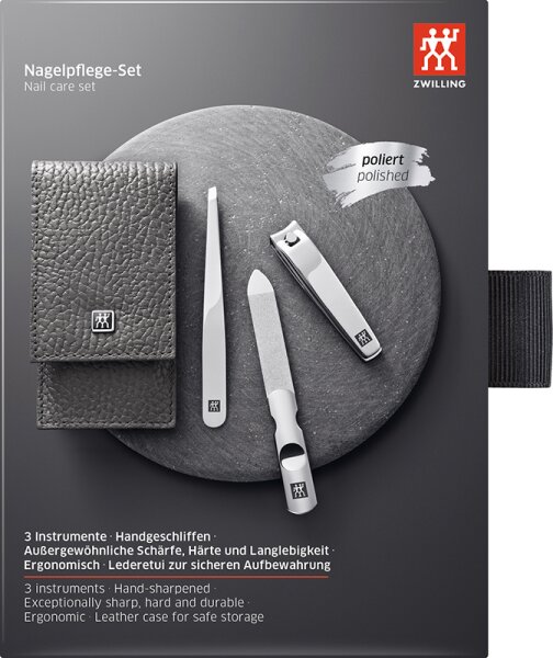 ZWILLING Beauty Classic Nagelpflege-Set - grey Maniküre-Set