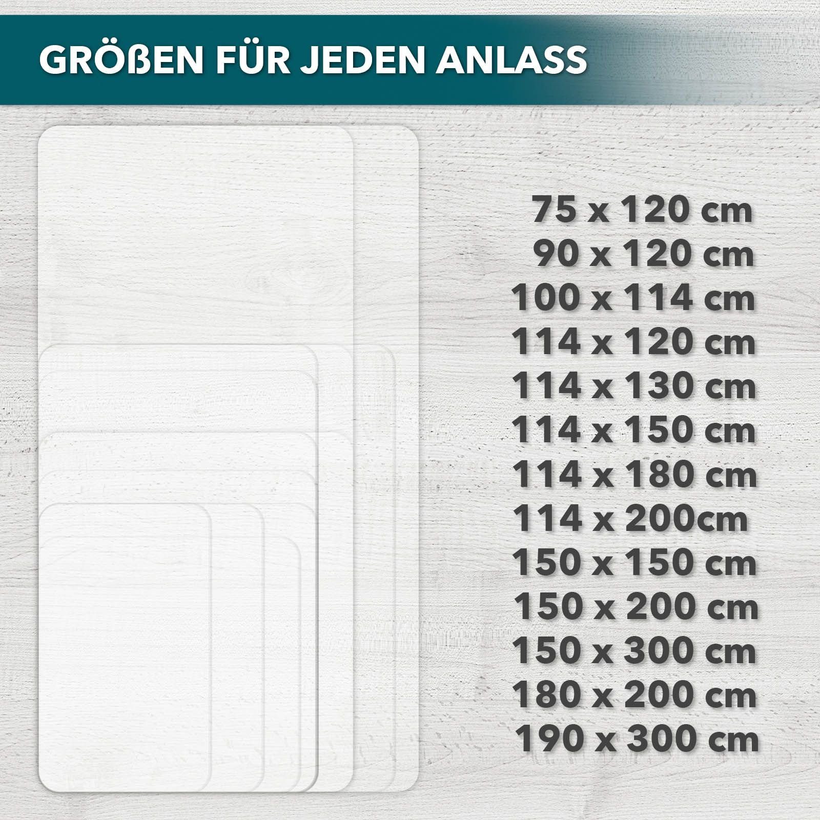 Kubus Bodenschutzmatte Stronger, Für Hartböden, Transparentes Material