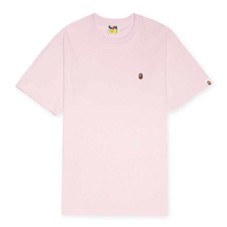 A Bathing Ape Ape Head One Point Tee purple