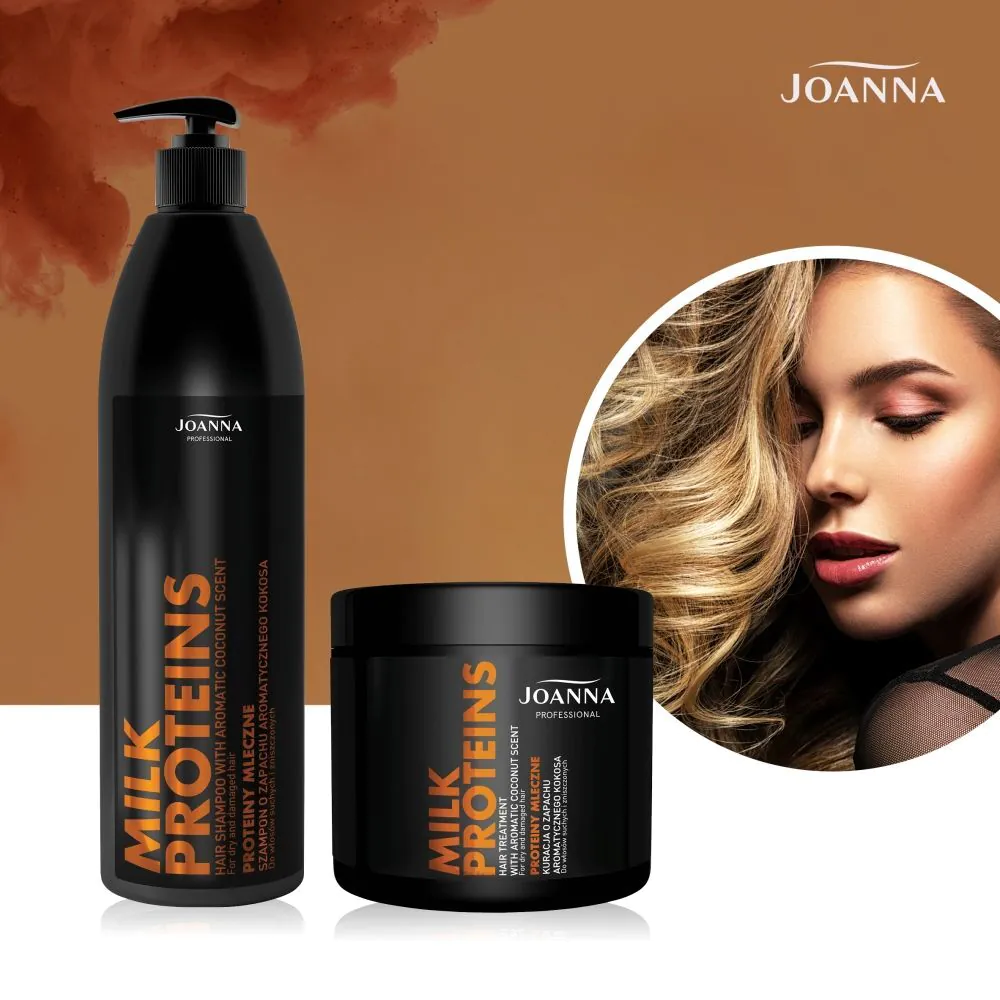 Joanna Professional šampon s mirisom kokosa i mliječnim proteinima