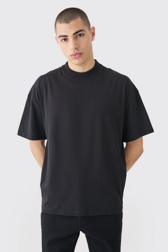 T-Shirt in Übergröße mit Worldwide-Print