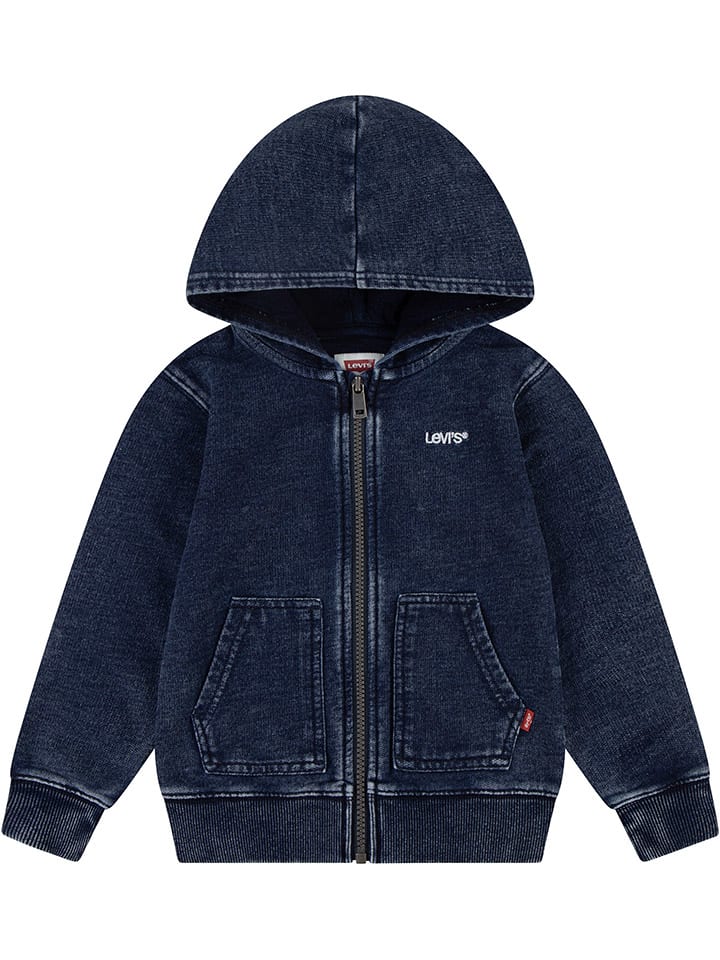 Levi's Kids Sweatjacke in Dunkelblau günstig kaufen