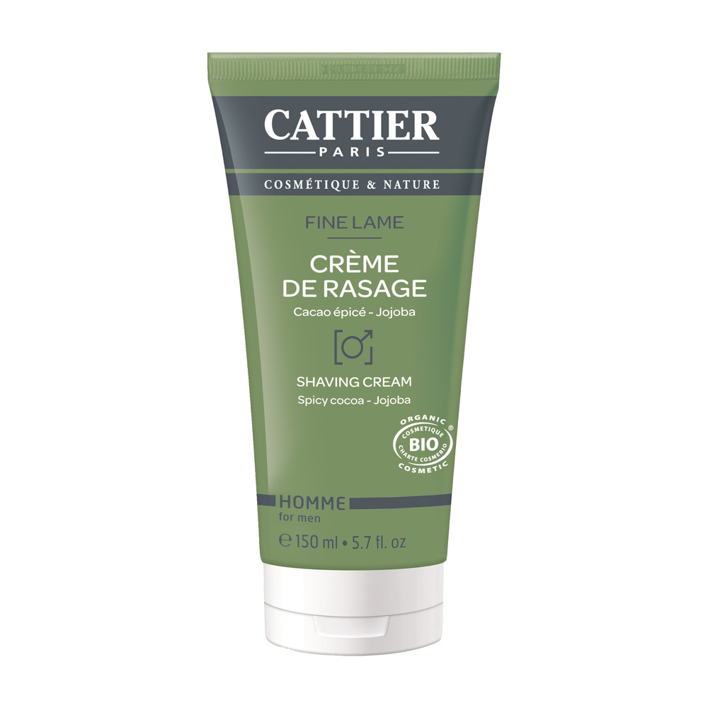 cattier Crème de Rasage - Fine Lame - 150ml Soins Homme