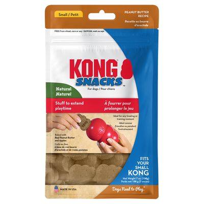 2 Stück KONG Classic Spielzeug + KONG Snacks Peanut Butter gratis!