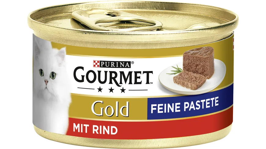 PURINA GOURMET Gold Feine Pastete mit Rind 85 g