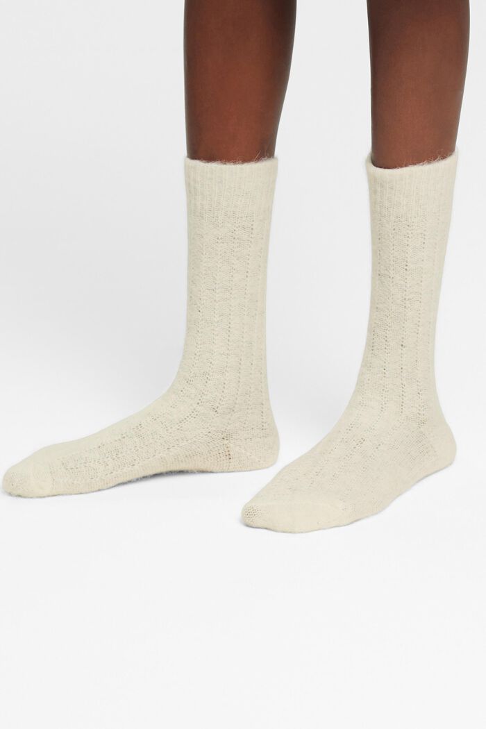 Socken aus Wolle-Alpaka-Mix