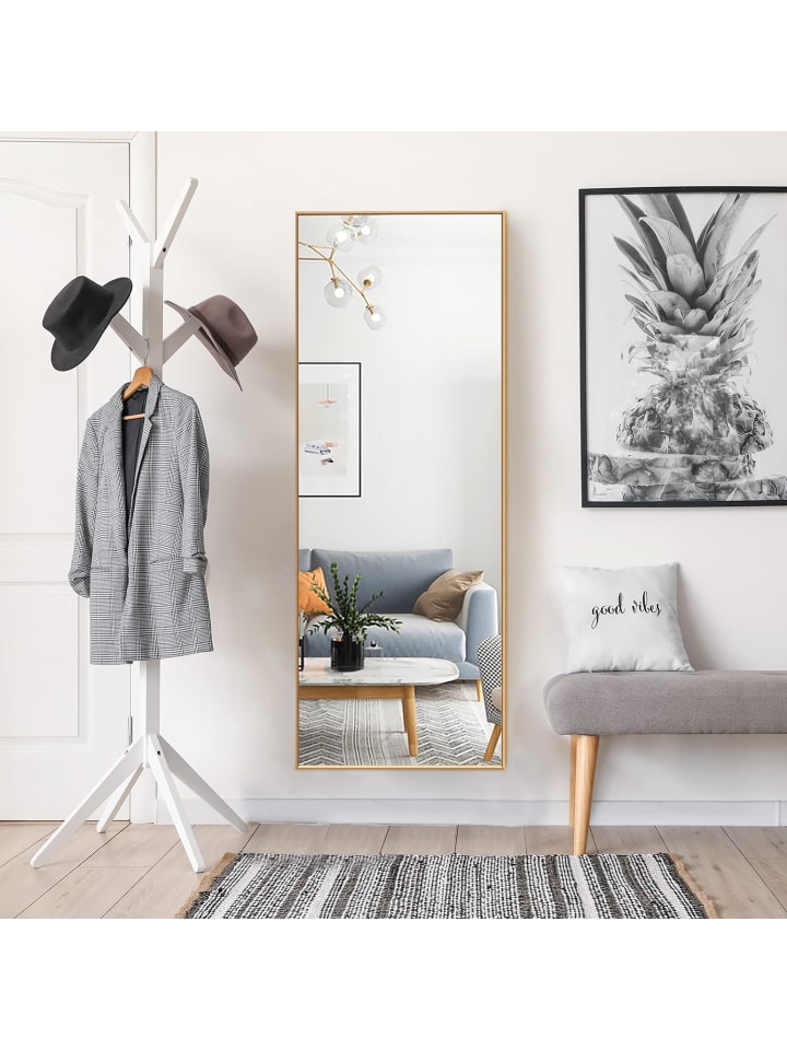 COSTWAY Wandspiegel in Gold günstig kaufen 150 cm