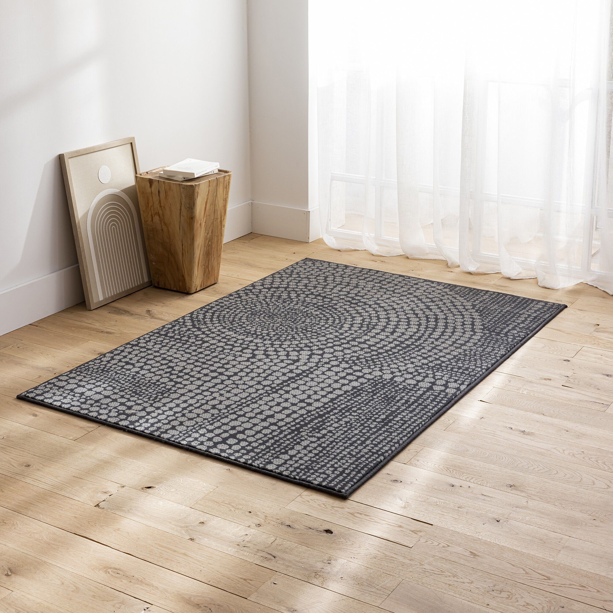 Tapis motifs pointillés