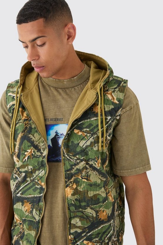 Wendbare Camouflage Twill-Weste