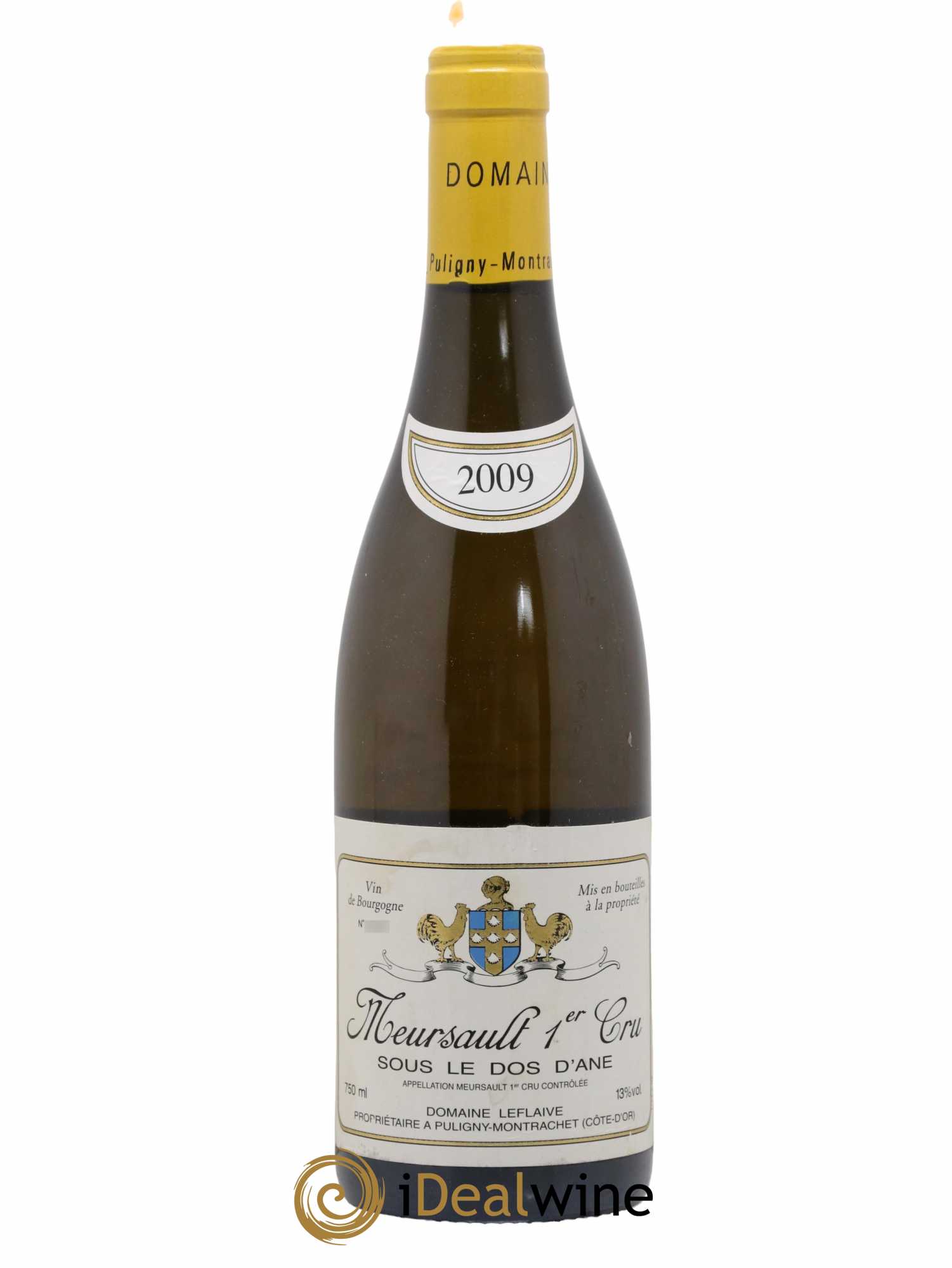 Meursault 1er Cru Sous le Dos d'Ane Leflaive (Domaine)  2009 - Lot de 1 Bouteille