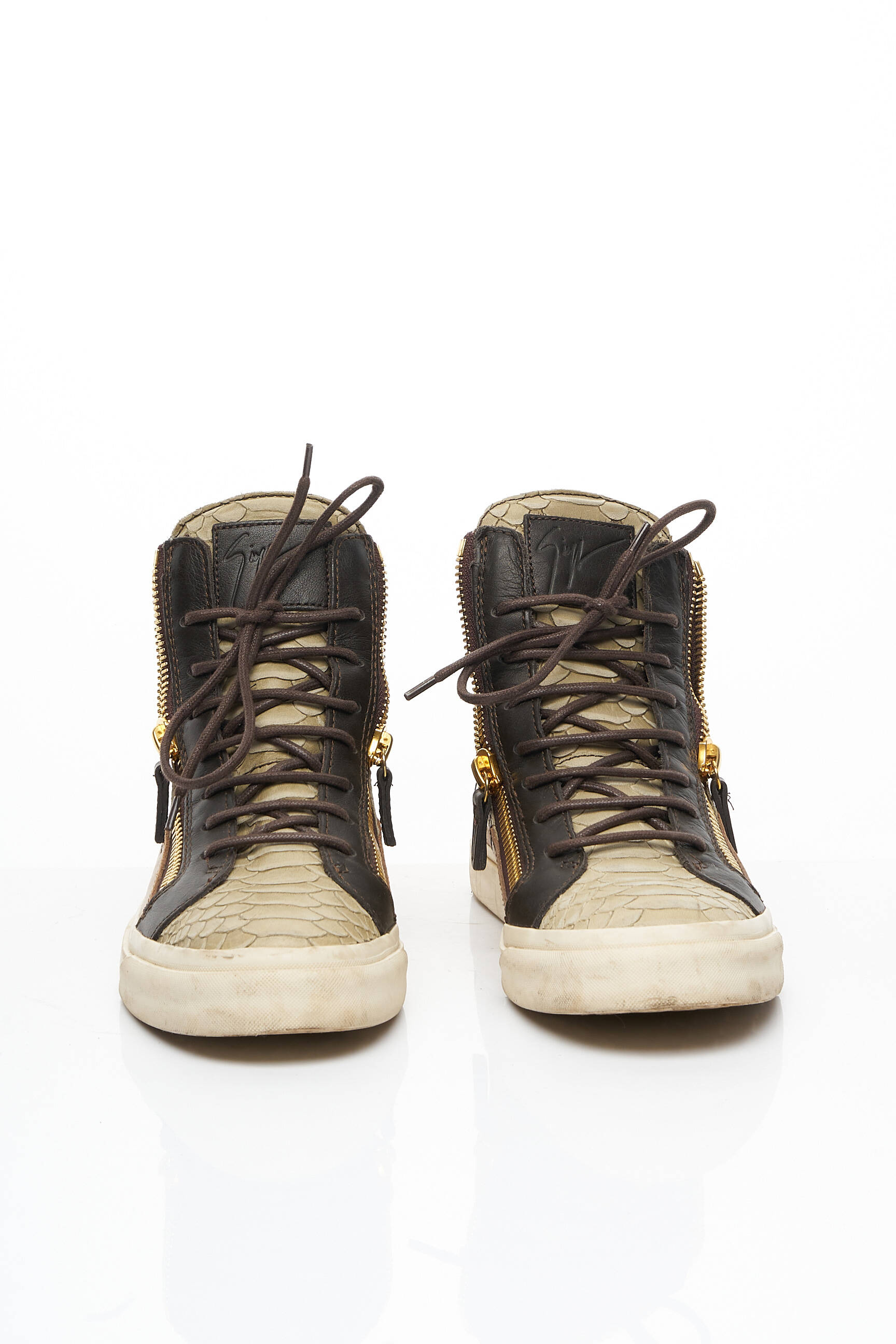 Giuseppe Zanotti Baskets Femme couleur beige