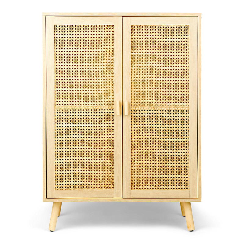 Home Vitrineskap Sunset 80 x 40 x 110 cm, rattan