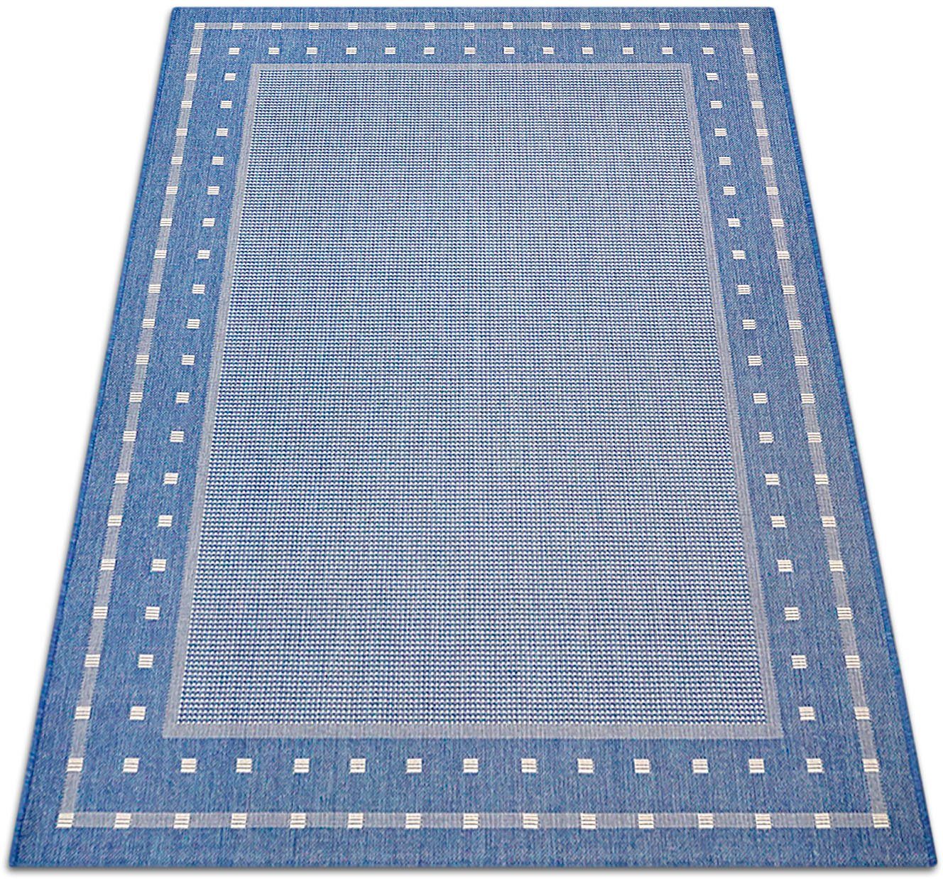 Teppich Belz, Home affaire, rechteckig, Höhe: 5 mm, Flachgewebe, Sisal-Optik, meliert, mit Bordüre, pflegeleicht, Scandi