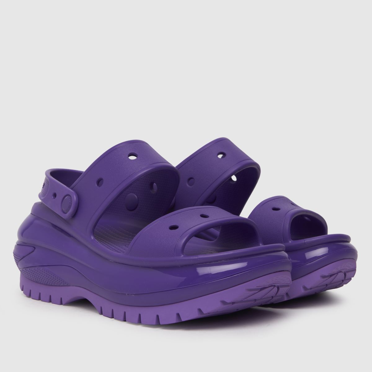 Crocs Mega Crush szandál lila színben