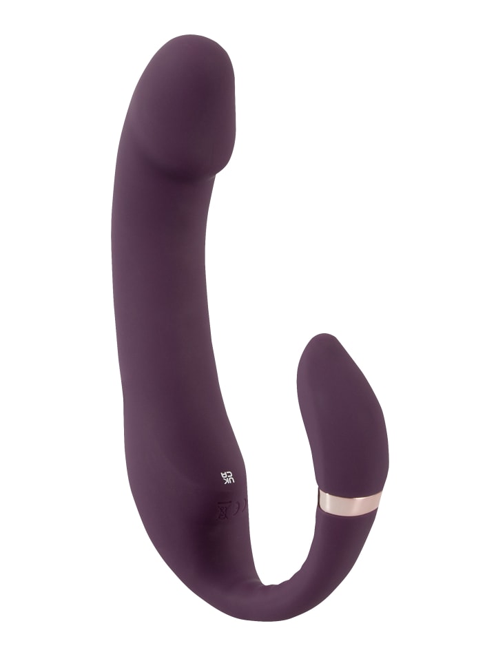 Javida Vibrator Nodding Tip Vibrator with Stimulator in lila günstig kaufen 18,5 cm