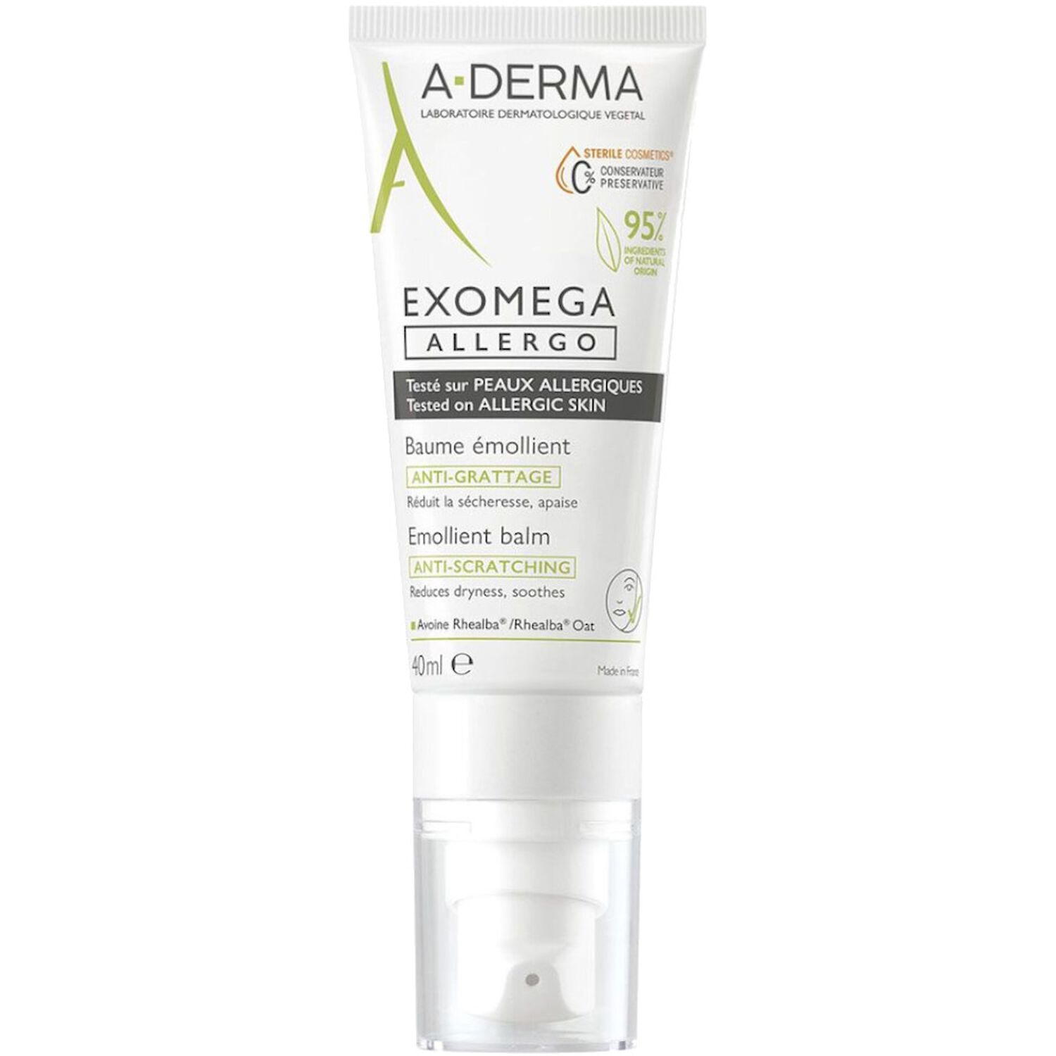 a-derma Exomega Allergo Baume Emollient Anti-Grattage