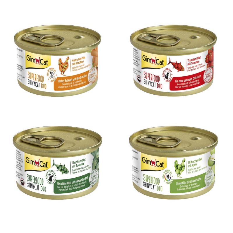 Probierpaket GimCat Superfood ShinyCat Duo zu TOP-Preisen