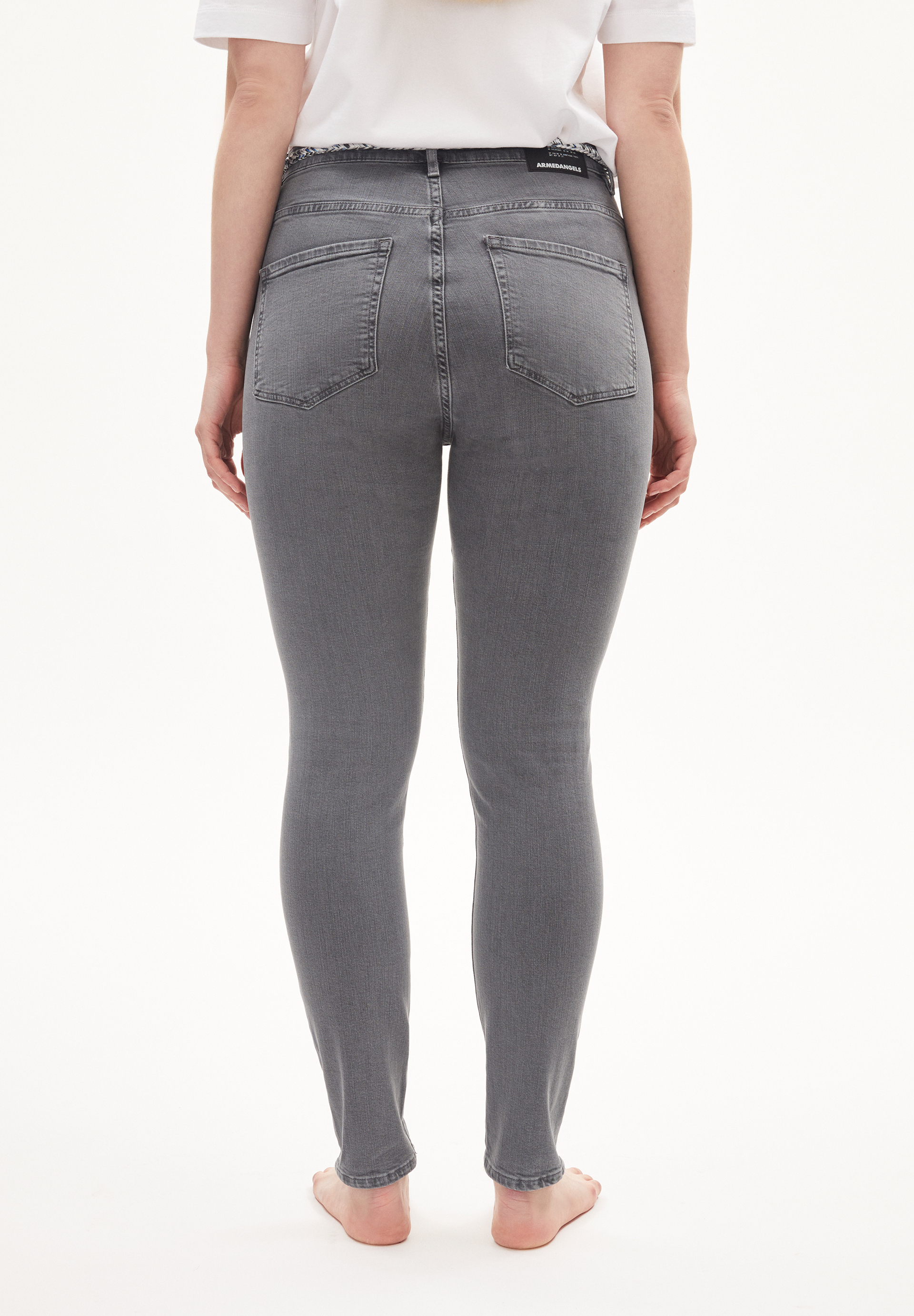 Skinny Leg High Waist aus Bio-Baumwoll Mix