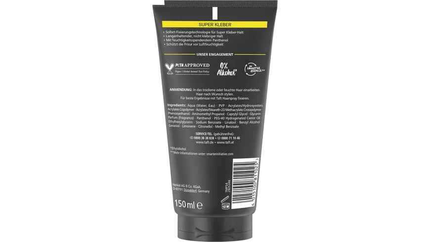 TAFT Super Kleber Styling Gel 150 ml