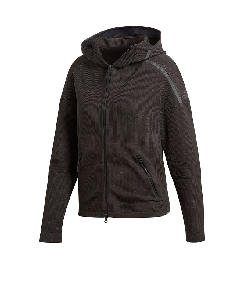 adidas Z.N.E. 36h Primeknit Hoody Damen Schwarz