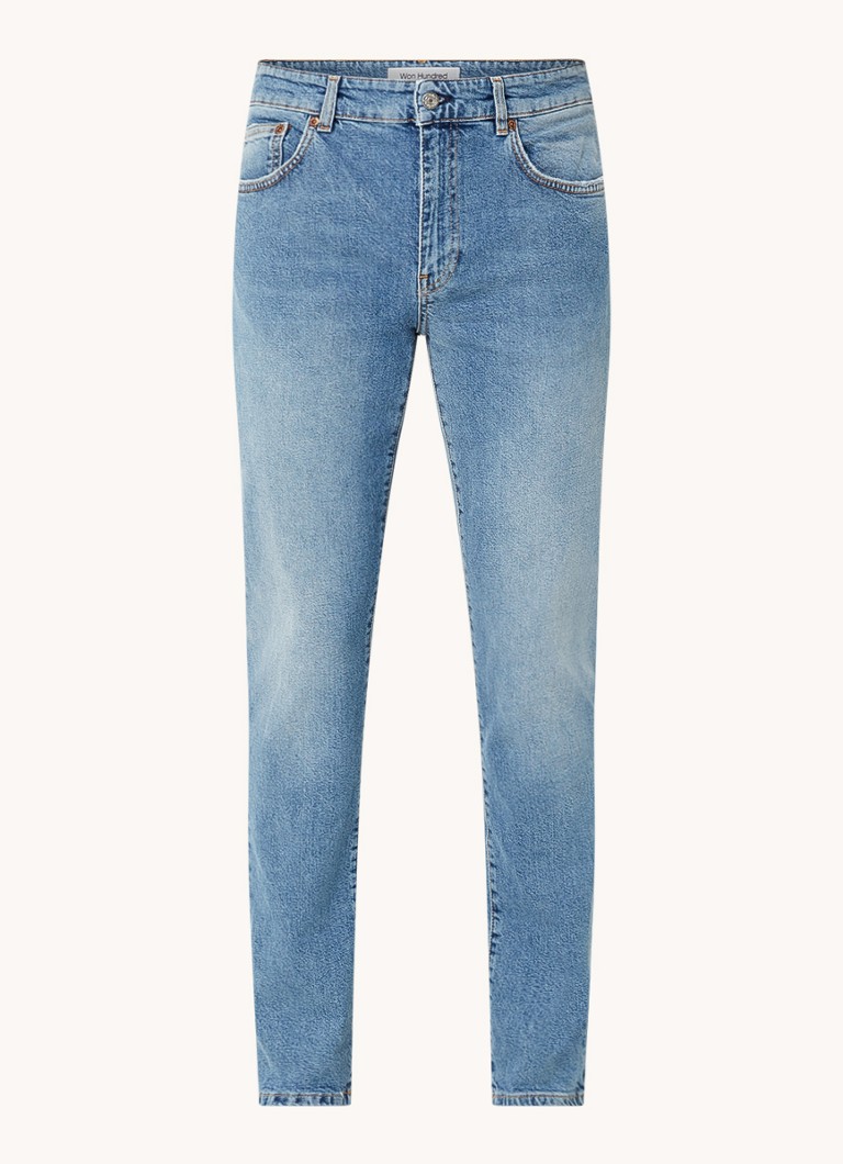 Blugi Won Hundred din bumbac organic, croială slim fit, spălare medie
