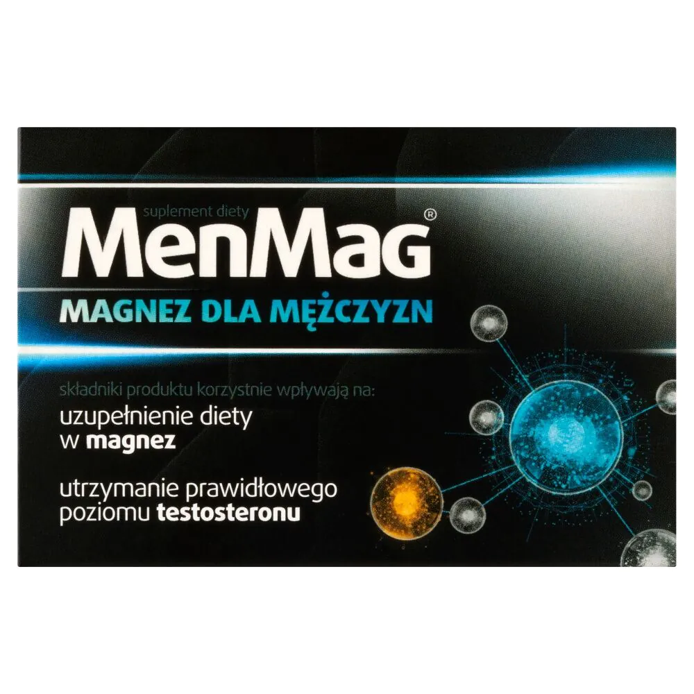 MenMag, magnio maisto papildas, tabletės