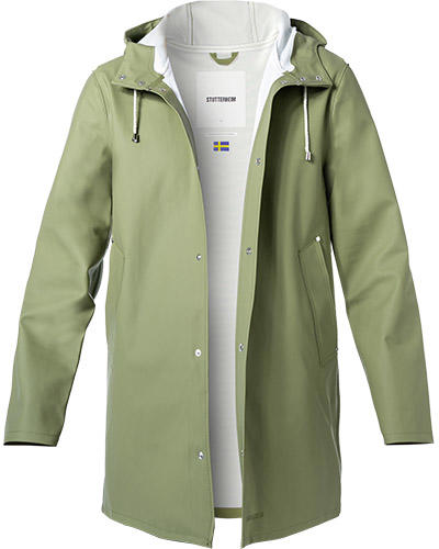 STUTTERHEIM, Regenmantel, PVC wasserdicht, grün