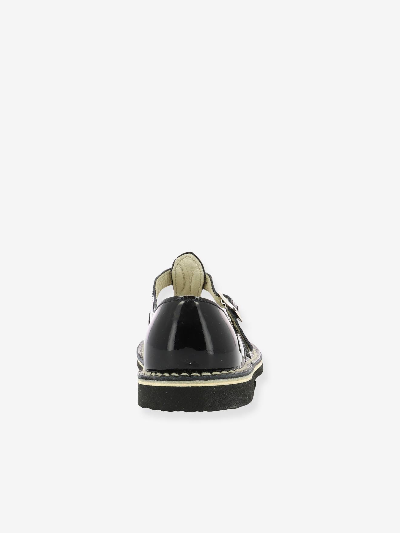 Sandales cuir Dingo ASTER® vernis noir