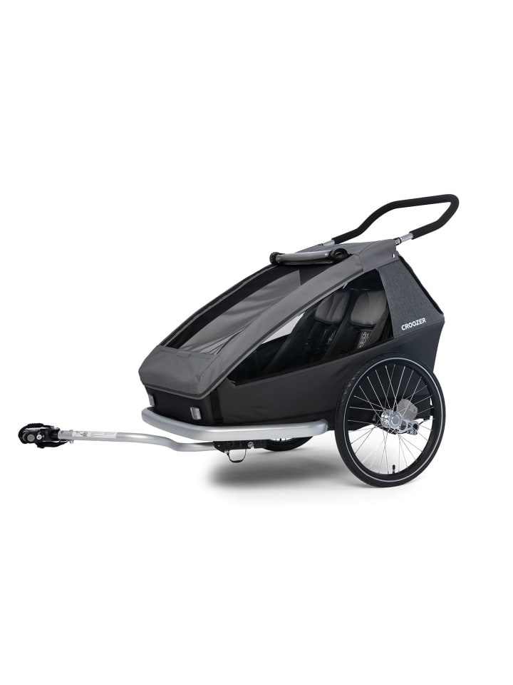 Croozer CROOZER Kid Keeke 2 2in1 Kinderfahrradanhänger  - Farbe: Mountain Gray günstig kaufen onesize