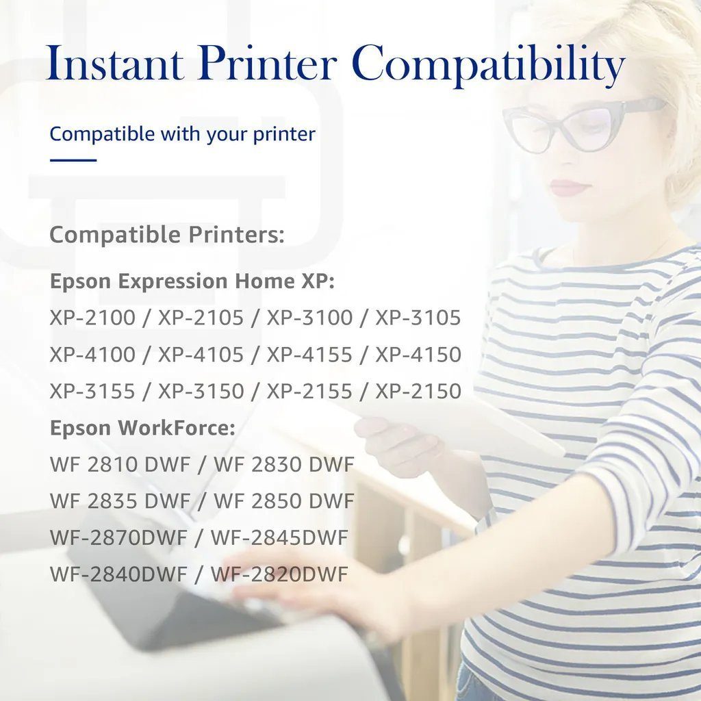 STAROVER 10er Multipack für EPSON 603XL 603 Druckerpatronen Tintenpatrone (WF-2810 WF-2830 XP-4105 XP-4150 XP-4155, XP-2100 XP-2105 XP-2150 XP-2155 XP-3100 XP3105 XP-3150)