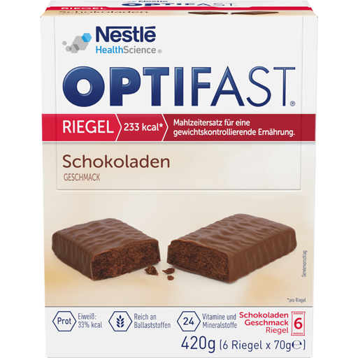 OPTIFAST Riegel Schokolade  6X70 g