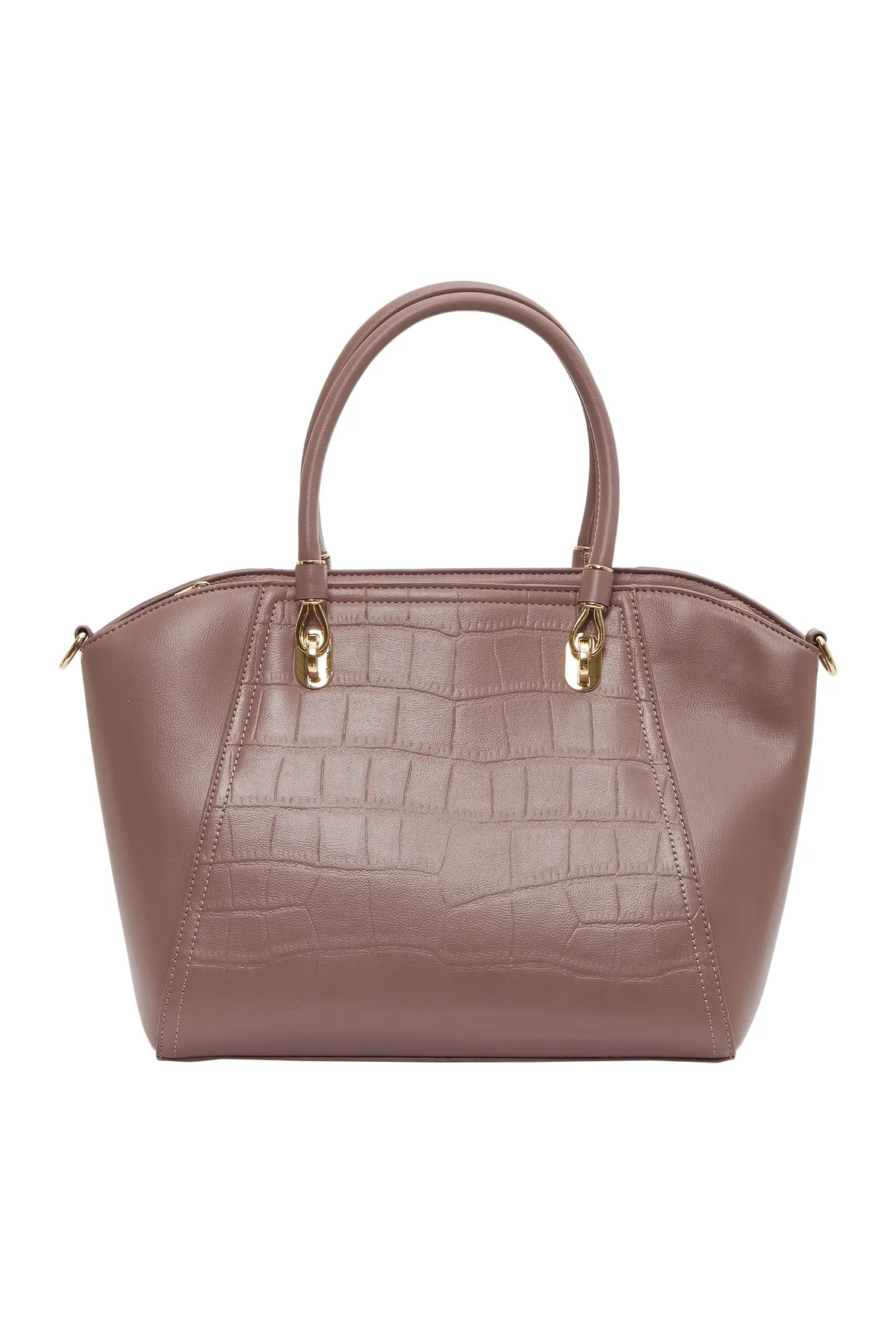 USHA  Handtasche - Rosa - Unifarben