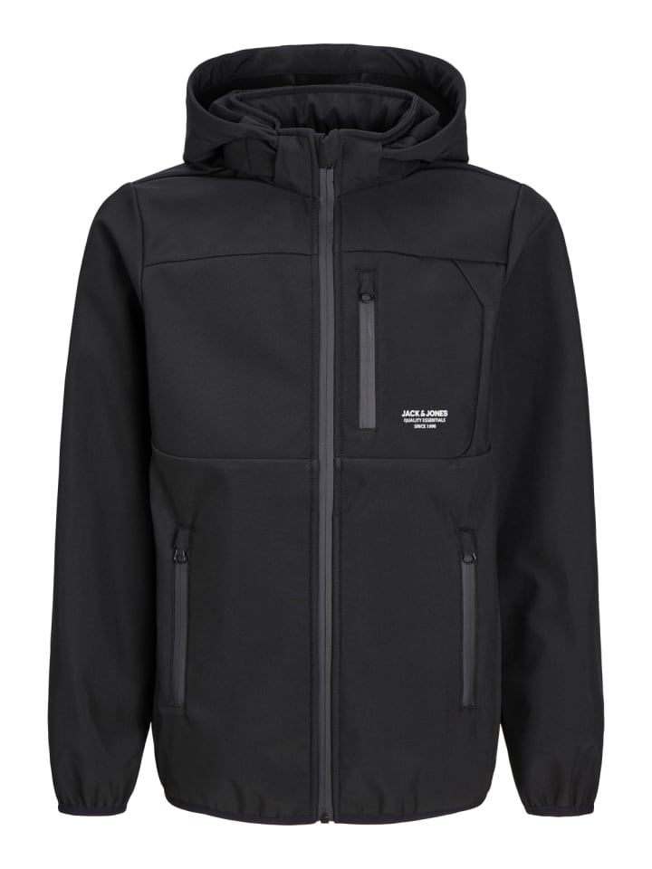 JACK & JONES Junior Softshelljacke  JJTHEO SOFTSHELL JACKET in black günstig kaufen
