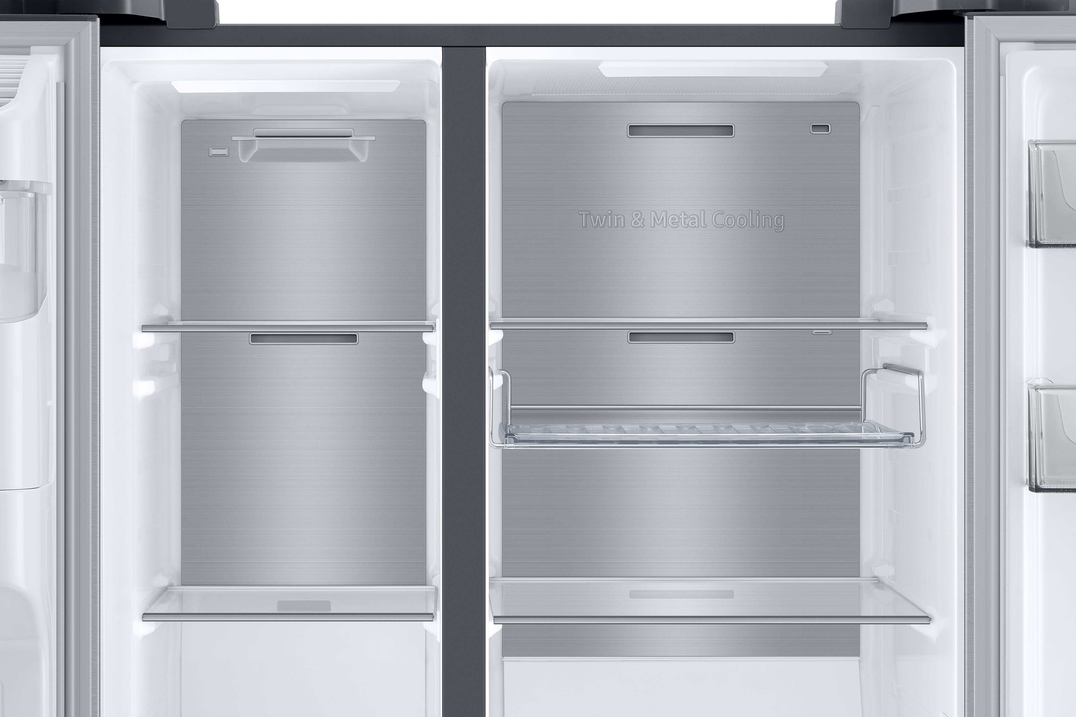 Samsung Side-by-Side RS8000 RS6GA854CSL, 178 cm hoch, 91,2 cm breit, interner Wassertank-kein Festwasseranschluss nötig