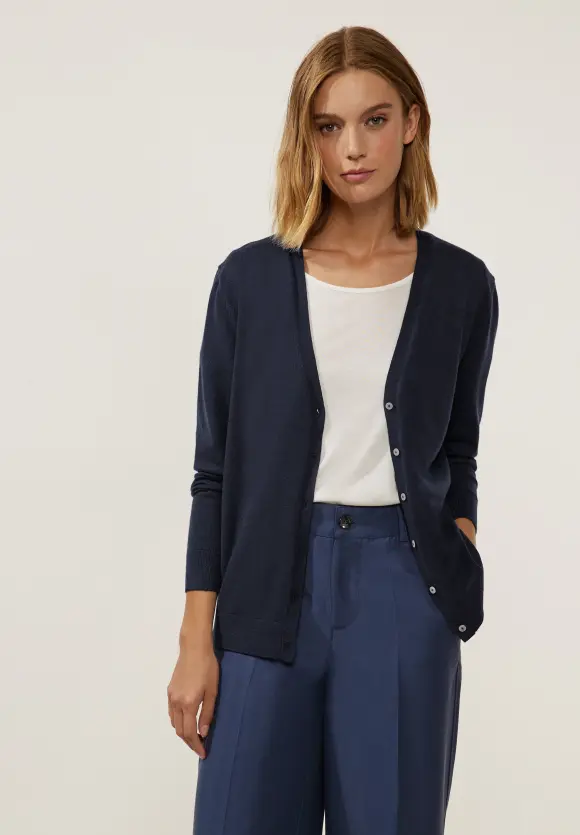 Street One Cardigan mit V-Ausschnitt
