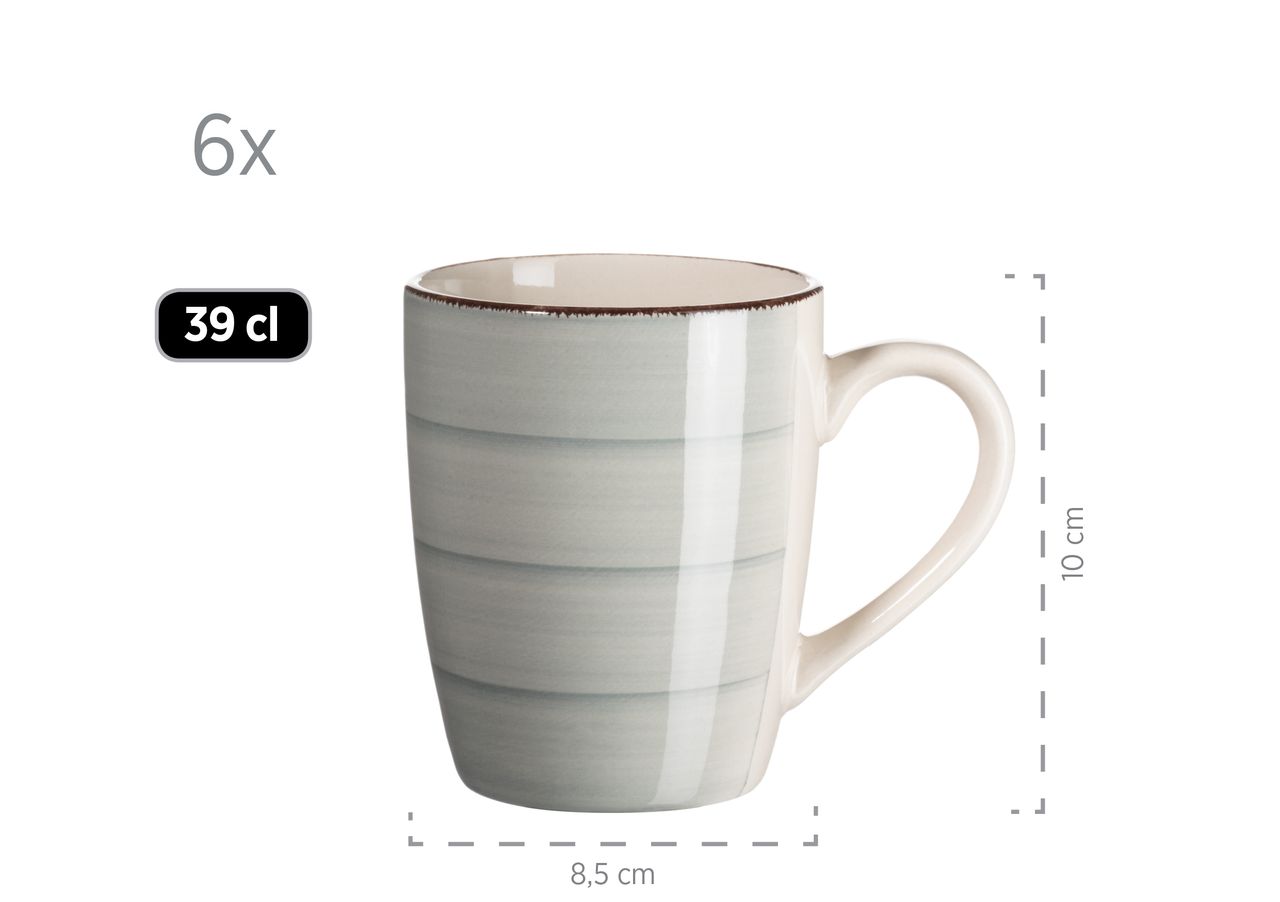 Mäser Serie Lumaca, Kombiservice 30 teilig für 6 Personen