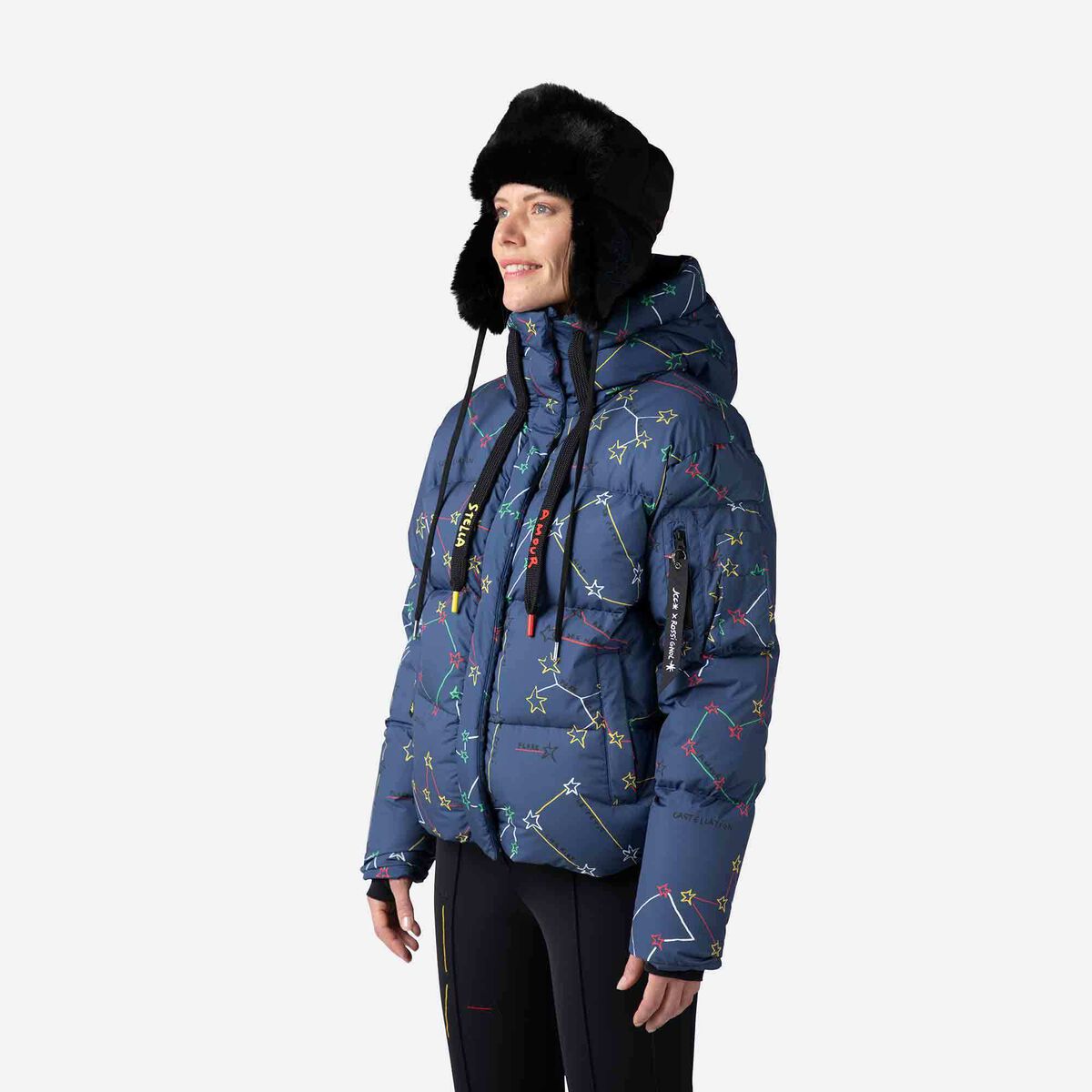JCC Modul Printed Down Bomberjacke für Damen