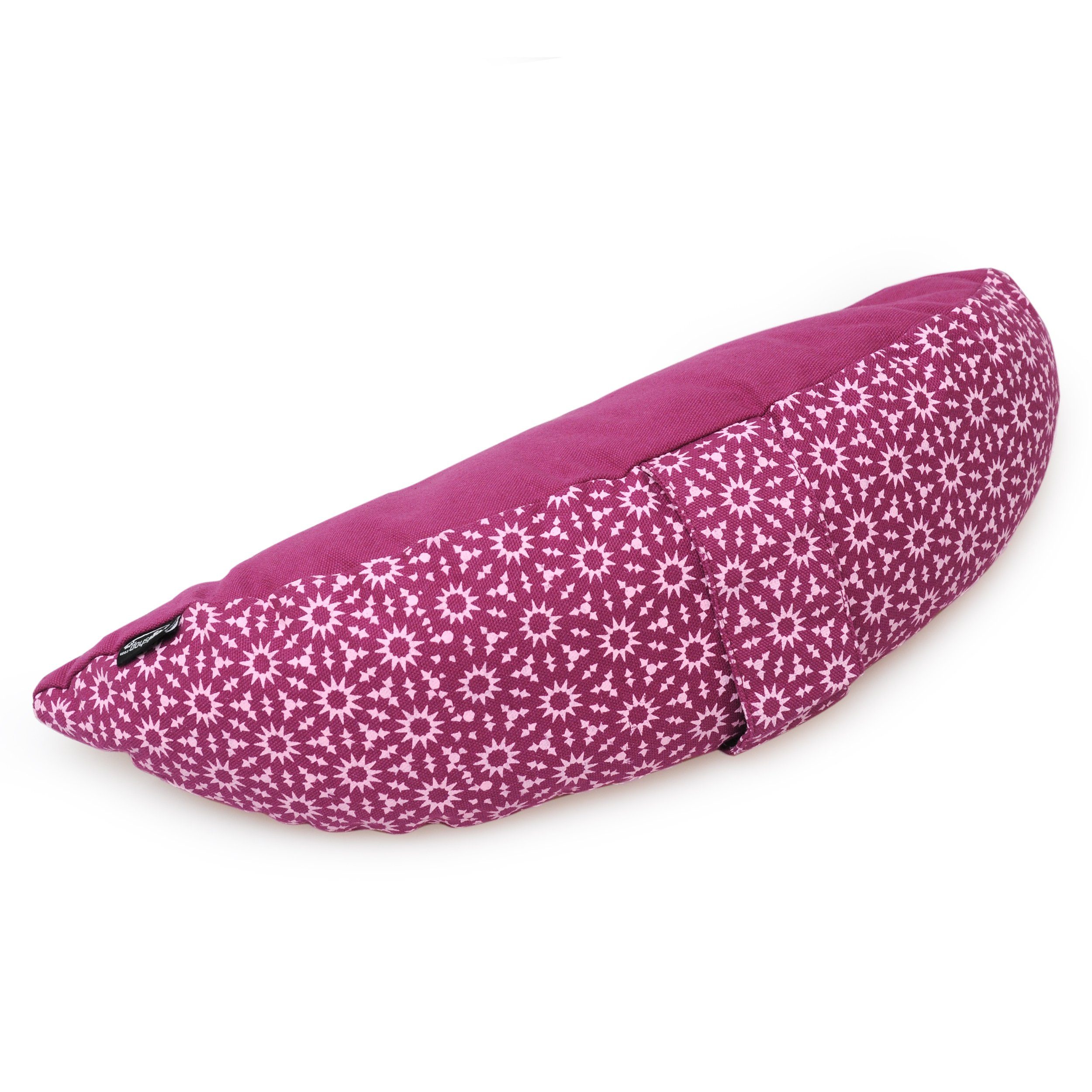 Yogishop Meditationskissen Meditationskissen Vintage Travel Halfmoon