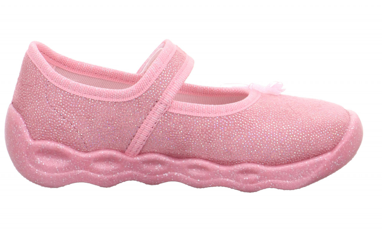 BUBBLE - Rosa/MehrfarbigHausschuh mit Klettverschluss