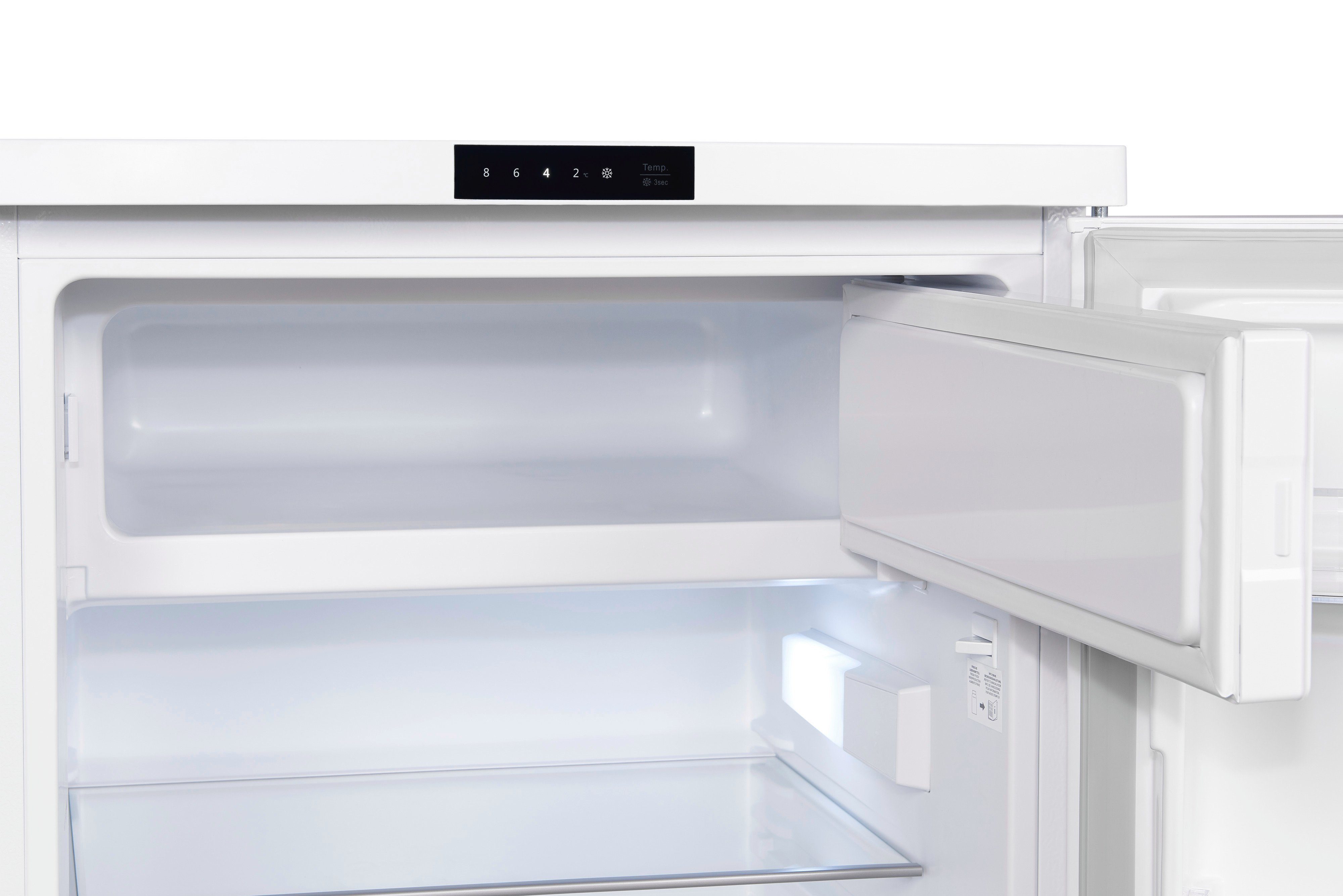 exquisit Kühlschrank KS16-4-HE-010D, leiser Betrieb und wechselbarer Türanschlag