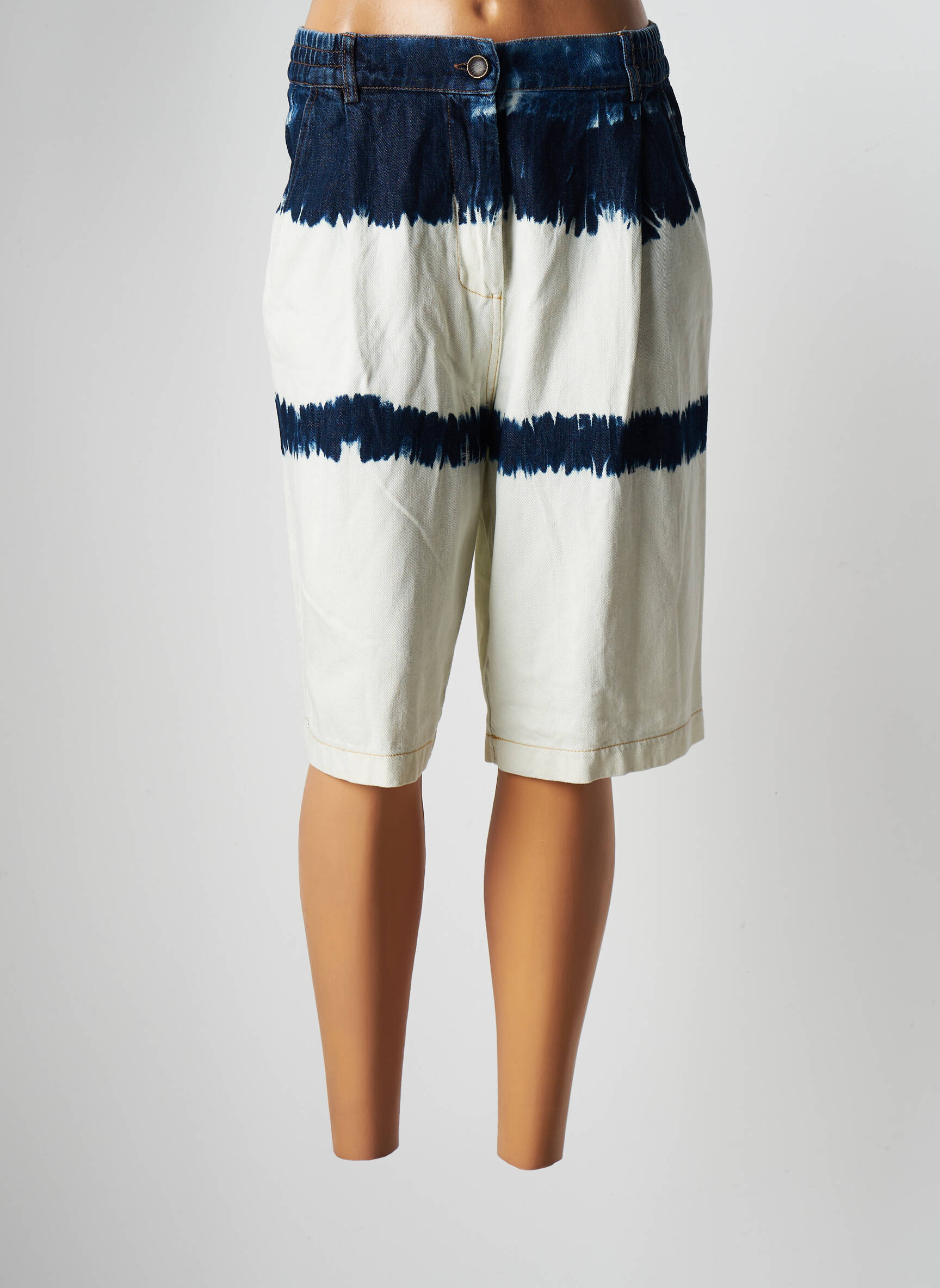Pako Litto Bermudas Femme couleur bleu