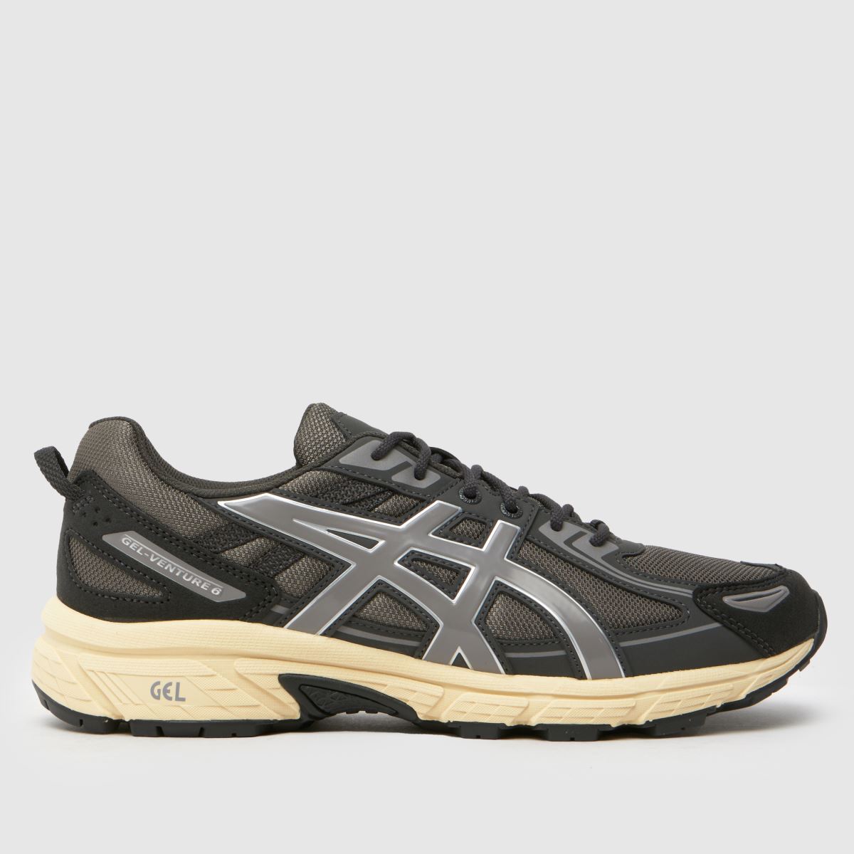 ASICS gel-venture 6 träningsskor i svart och grått