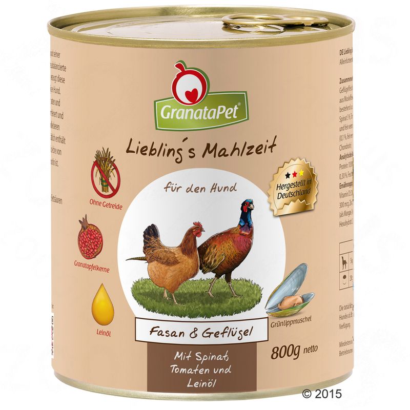 GranataPet Liebling's Mahlzeit 6 x 800 g
