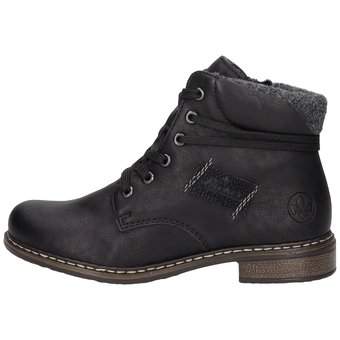 Rieker Schnürstiefelette in schwarz