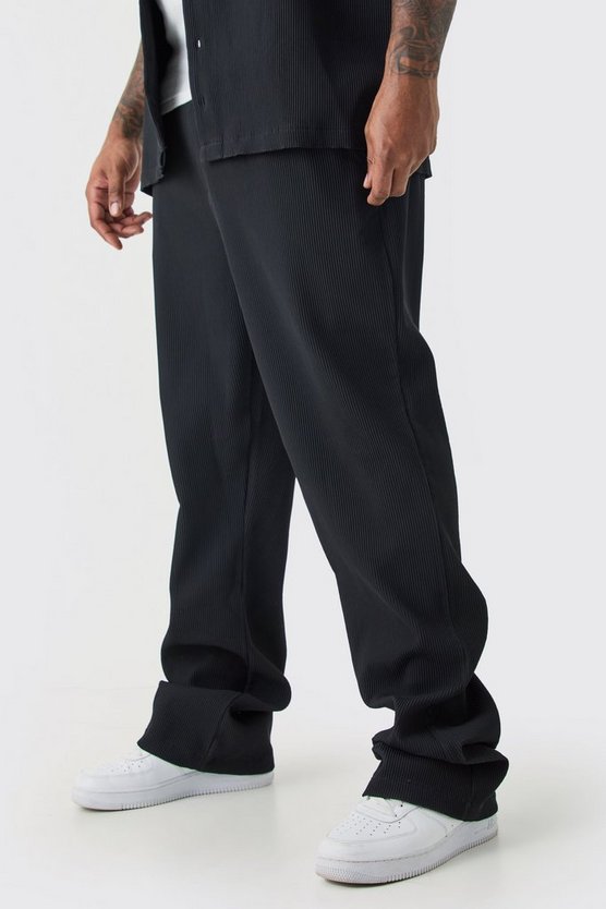 Plus Slim-Fit Schlaghose mit elastischem Bund