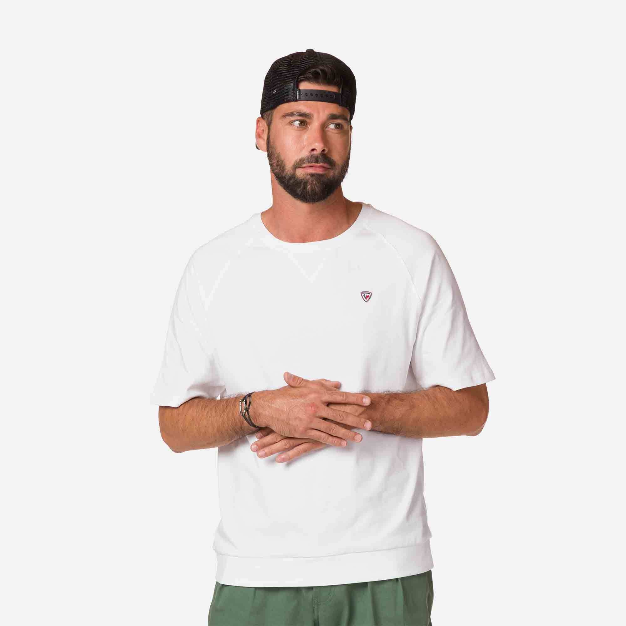 T-shirt confortable en coton à manches raglan courtes homme