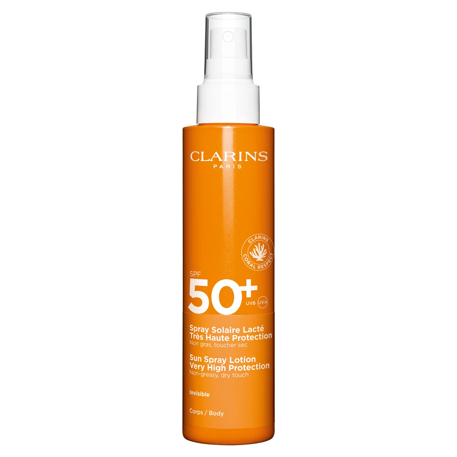 Sole Spray Solaire Lacté Très Haute Protection SPF50+ - Leche solar corporal de alta protección, Spray solar corporal de alta protección.